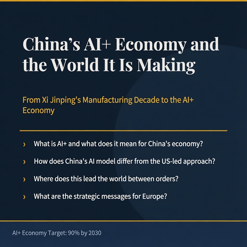 Thumbnail for China's AI+ Economy and the World It is Making